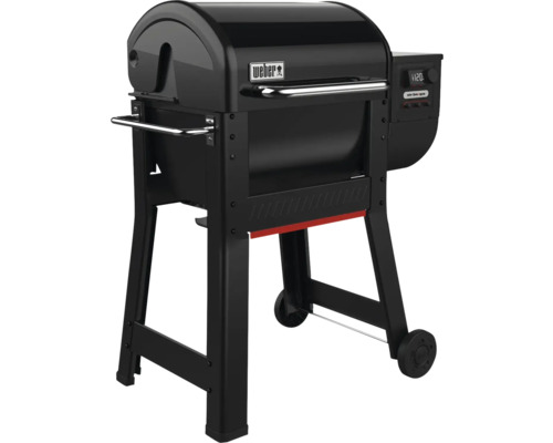 Weber Pelletgrill mit digitaler Temperaturanzeige