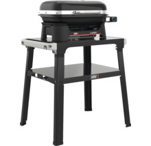 Weber Lumin Elektrogrill auf Grillwagen mit Ablagefläche