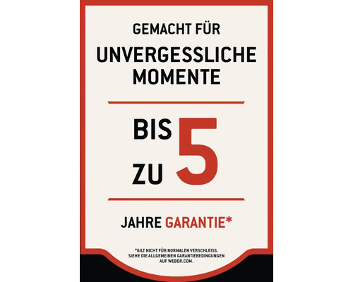 Bis zu 5 Jahre Garantie