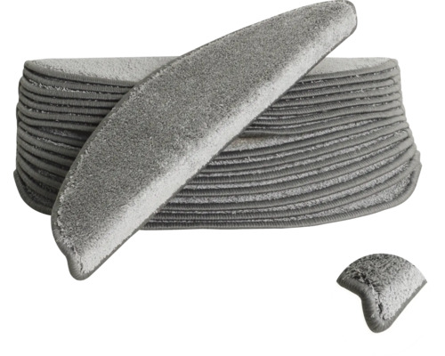 Stufenmatten aus textilem Material im Stapel