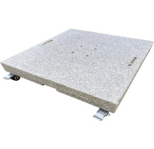 Granit Sonnenschirmständer mit Rollen