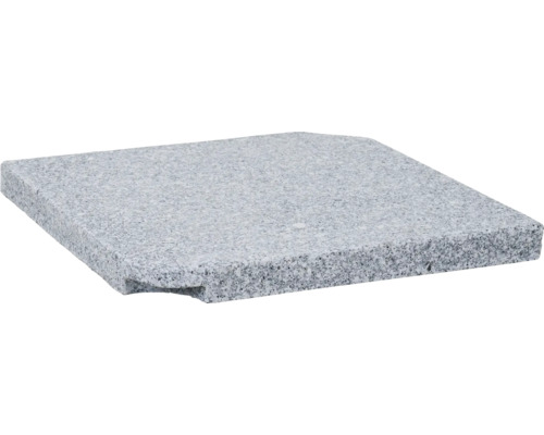 Sonnenschirmständer Siena Garden 25 kg Granit eckig grau Granit Gehwegplatte