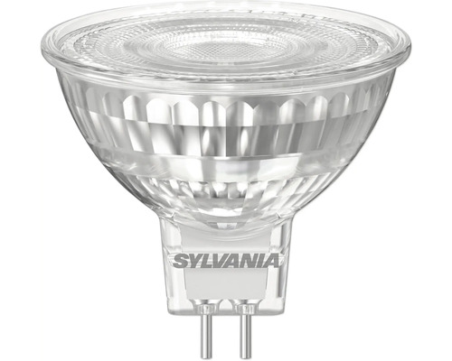 Sylvania LED Reflektorlampe GU5.3 MR16 aus Glas mit facettiertem Reflektor