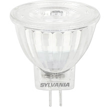 Sylvania GU4 LED-Reflektorlampe aus transparentem Glas.