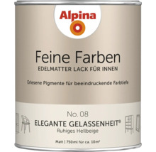 Alpina Feine Farben Lackdose, edelmatt für Innenräume, Farbton Elegante Gelassenheit