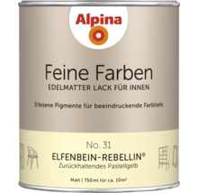 Alpina Feine Farben Lackdose Elfenbein-Rebellin, 750 ml, für Innenräume
