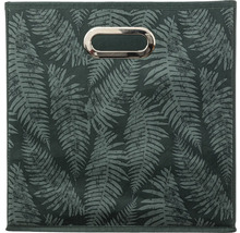 Aufbewahrungsbox mit Farnmuster und Griff