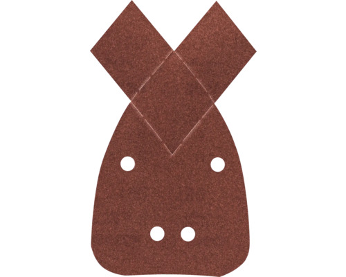 Schleifblatt für Multischleifer Bosch, 95x135 mm, Korn 180, 5 Stück Schleifpapier mit Löchern für Schleifgerät