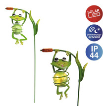 Dekorative Solarleuchte mit Froschdesign für den Garten