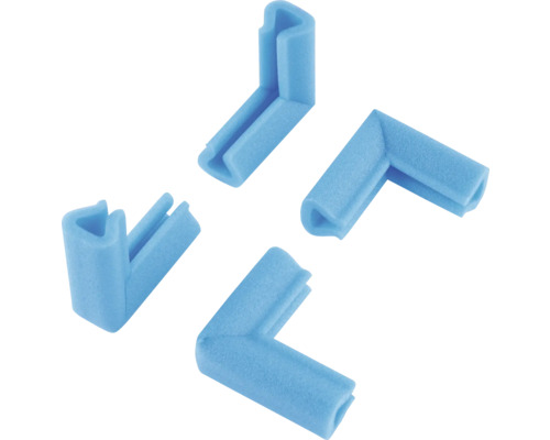 Vier Eckenschützer aus Schaumstoff