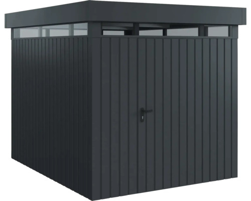 Gartengeräteschrank aus Metall mit Tür und Oberlicht