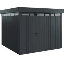 Gartenschrank aus Metall mit Oberlicht