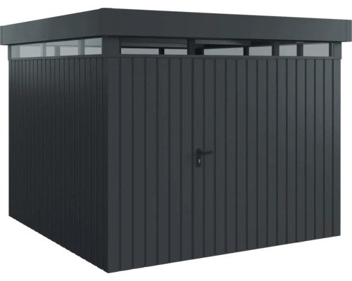 Gartenschrank aus Metall mit Oberlicht