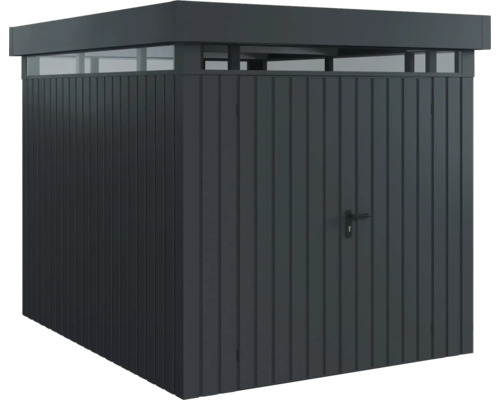 Geräteschuppen aus Metall mit Tür