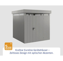 EcoStar Euroline Gerätehaus mit Tür und fünf Jahre Garantie