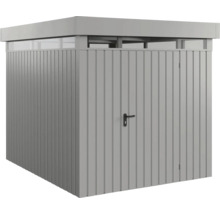 Gartenschrank aus Metall mit Tür und Oberlicht