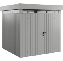 Geräteschrank aus Metall mit Tür und Oberlicht