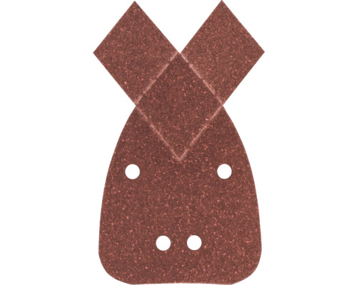 Schleifblatt für Multischleifer Bosch, 95x135 mm, Korn 80, 5 Stück Schleifpapier für Multischleifer mit Löchern