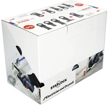 Verpackung Bosch Starlock Oszillierwerkzeug Zubehör für Elektriker und Trockenbauer