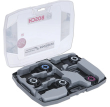 Bosch Starlock oszillierendes Sägeblatt-Set in geöffneter Aufbewahrungsbox