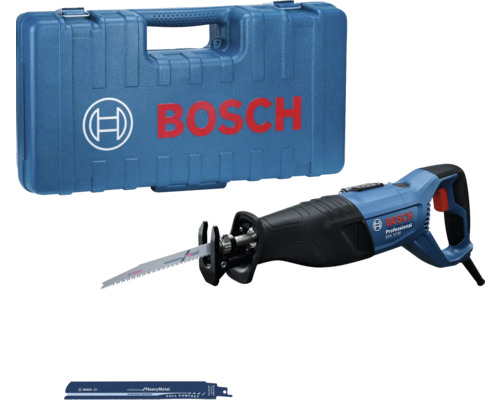 Bosch Professional Säbelsäge GSA 12-30 mit Transportkoffer und Sägeblatt.
