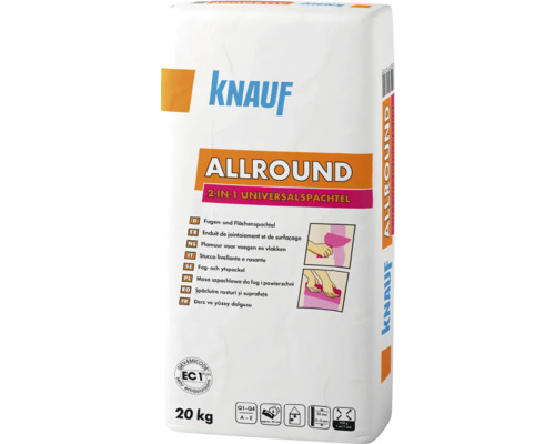 Knauf Allround 2-in-1 Universalspachtel, 20 Kilogramm Packung
