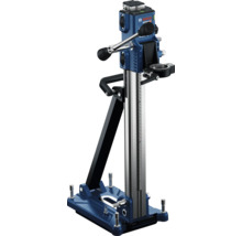 Bosch Professional Diamantbohrständer GCR 180 mit Zahnstangensäule, Handkurbel und stabiler Bodenplatte.