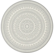 Runder Teppich mit Mandala Muster