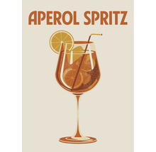 Aperol Spritz Getränk mit Orangenscheiben im Glas
