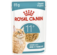 Royal Canin Katzennahrung für ältere Katzen ab 11 Jahren, Stückchen in Soße, 85 Gramm Packung