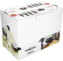 Bosch Starlock Holzzubehör Set in einer Verpackung