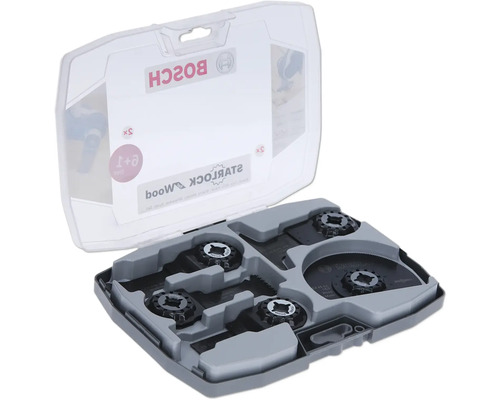 Bosch Professional Starlock Set for Wood 7-tlg. Bosch Starlock Holzsägeblätter Set im Koffer