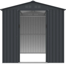 Metall Gerätehaus mit Schiebetür