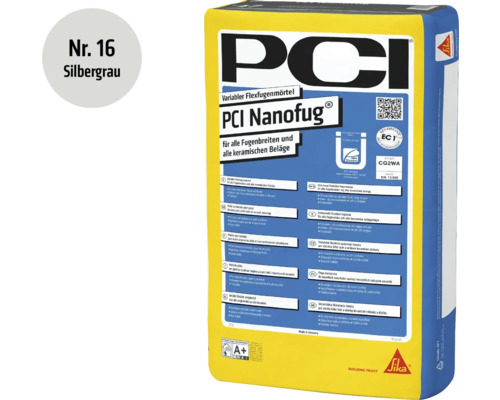 Verpackung PCI Nanofug Flexfugenmörtel silbergrau