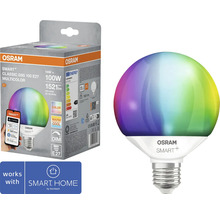 Osram Smart+ Classic G95 100 E27 Multicolor LED Lampe mit Verpackung