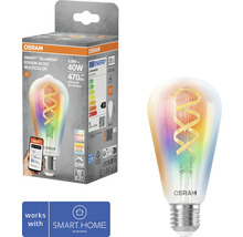 Osram Smart Filament Edison 40 E27 Multicolor Lampe mit Verpackung