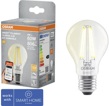 Osram Smart+ Filament Classic A 60 E27 dimmbare LED Lampe mit Verpackung
