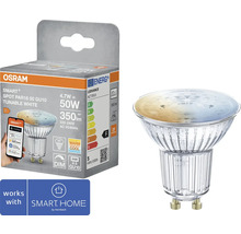 Osram Smart Plus PAR16 50 GU10 tunable white LED Lampe mit Verpackung