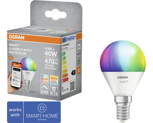 Osram Smart Plus Classic P 40 E14 Multicolor LED Lampe
