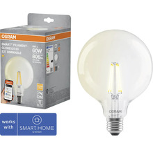 Osram Smart Filament Globe 125 60 E27 dimmbare Glühbirne