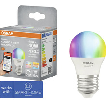 Osram Smart+ Classic P 40 E27 Multicolor LED Lampe mit Verpackung