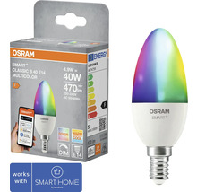 Osram Smart Plus Classic B 40 E14 Multicolor LED Lampe mit Verpackung