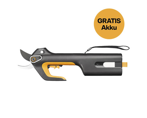 Akku-Gartenschere FISKARS L, Bypass, 12 V ohne Akku Elektrische Gartenschere mit kostenloser Batterie