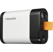 Fiskars Logo auf einer Fiskars Laterne