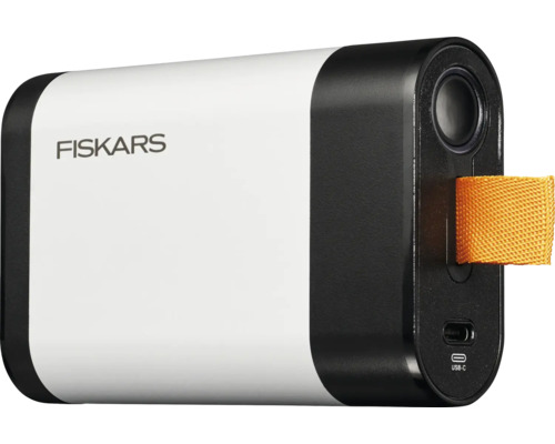 Fiskars Logo auf einer Fiskars Laterne