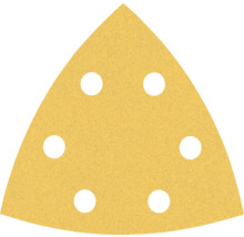 Dreieckschleifpapier mit Löchern für eine Schleifmaschine
