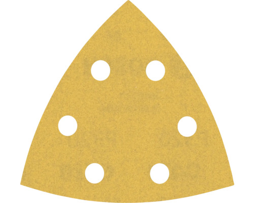 Dreieckschleifpapier mit sechs Löchern