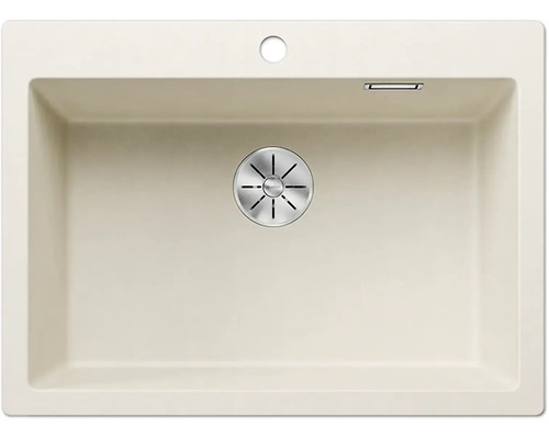 Spüle Blanco PLEON 8 70 x 51 cm weiß 527140 Spülbecken aus Silgranit mit Ablaufgarnitur