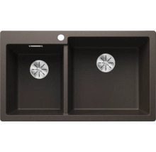 Spüle mit zwei Becken und Abflussgarnituren