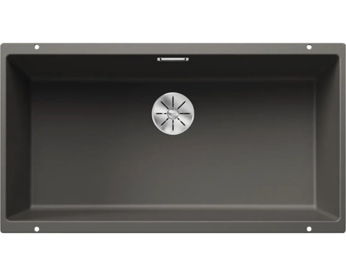 Spülbecken aus Verbundwerkstoff mit Ablaufgarnitur